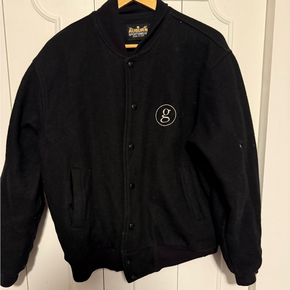 Auburn Gear Men's Black Bomber Jacket